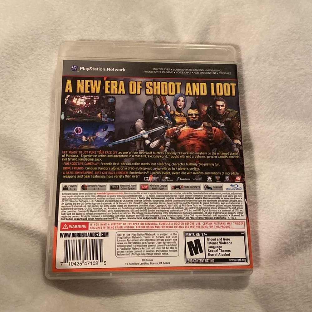 PS3 Borderlands 2 Video Game - Picture 2 of 6